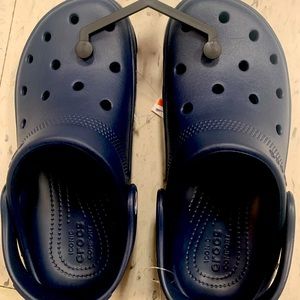 Navy blue crocs